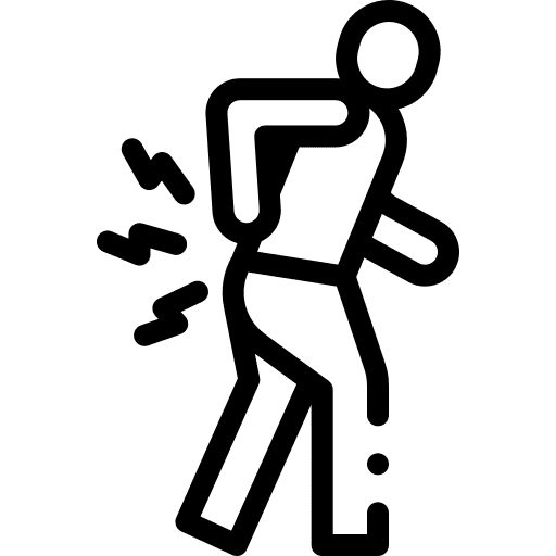 Symbol Rücken und Wirbelsäule